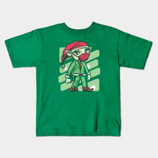 Elf Face Mask Kids T-Shirt